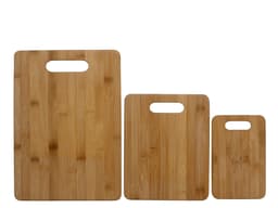 Cutting board set 3 pcs bamboo