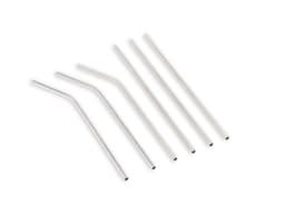 Straw 6 pcs 21 cm Stainless steel