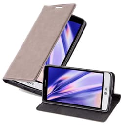 LG G3 MINI / G3 S Suojakuori Lompakkokotelo (Ruskea)