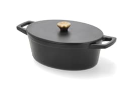 HOLM Gjutjärnsgryta Svart