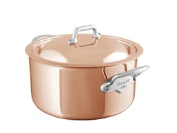 Mauviel Gryde med låg Copper/Steel