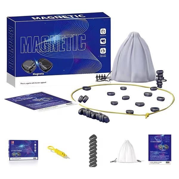 Sällskapsspel med magnetiska stenar med intelligensutmaning