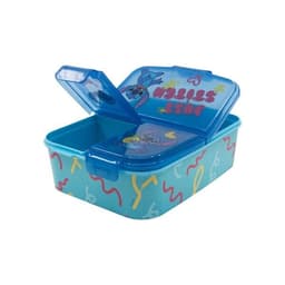 Stitch lunchlåda med praktiska fack och hållbar plastdesign