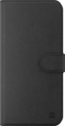 Zagg Motorola E14 plånboksfodral (svart)