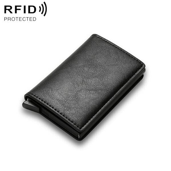 PopUp Plånbok med RFID-skydd Svart