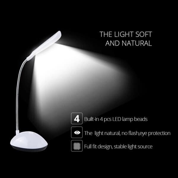 Batteridriven LED bordslampa