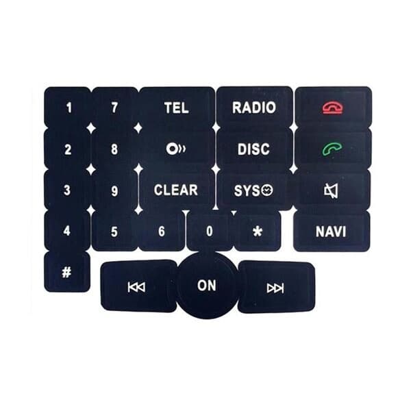 Reparasjonsklistremerker for radio til Mercedes Benz C/E/GLK/W 2007-2014