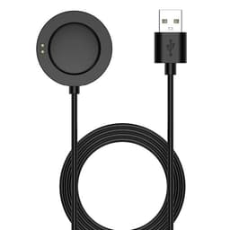 Lader til Xiaomi Watch S3 - USB 1m - Sort