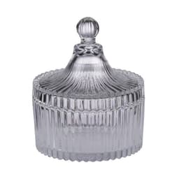 Alpina Glasburk med lock 10,5x12cm