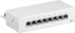 CAT 6 Mini/Desktop Patch Panel, 8 Ports
