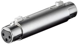 XLR-adapter/koppling, uttag till uttag