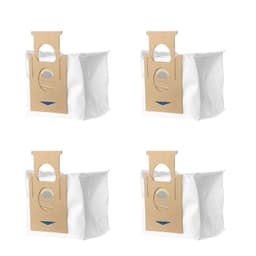Støvsugerposer kompatible med Ecovacs OZMOT8 T9AIVI /MAX/PRO White 4-Pack