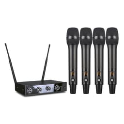 Professionell trådlös mikrofon i 4-pack med fast mottagare
