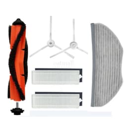 Xiaomi Mijia G1 MJSTG1 robotstøvsugertilbehør, 1 hovedbørste, 2 sidebørster, 1 mopppute, 2 HEPA-filtre