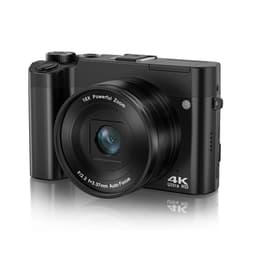 DC218T 4K HD-kamera med to linser og berøringsskjerm Black