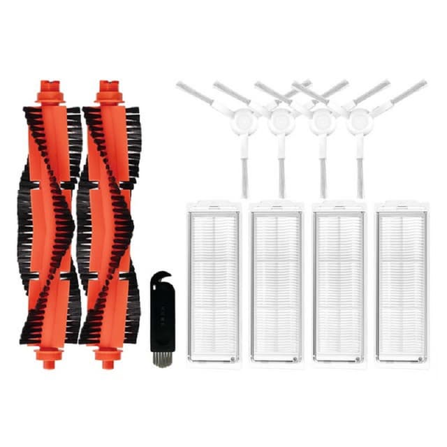 Tilbehør til diverse modeller av Xiaomi robotstøvsuger, 11 deler Xiaomi Mop 2S / Mop P / Mop Pro / XMSTJQR2S / STYTJ02YM