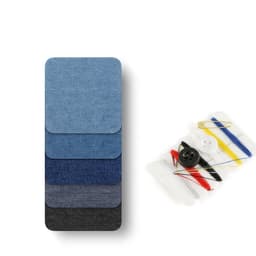 Reparationslappar i Denim - 5 delar