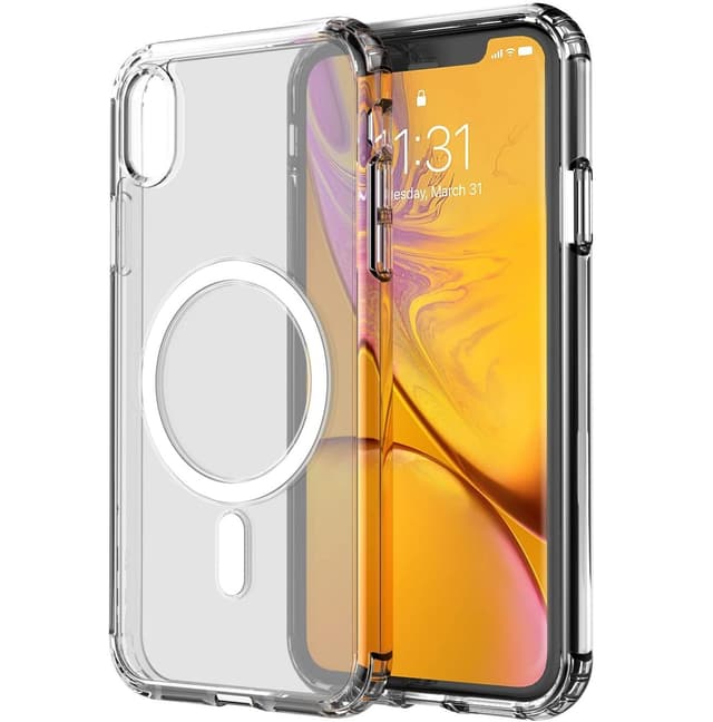 iPhone XR mobilskal för MagSafe laddare Transparent