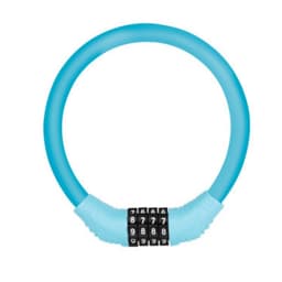 Sykkellåskabellås med kode Blå