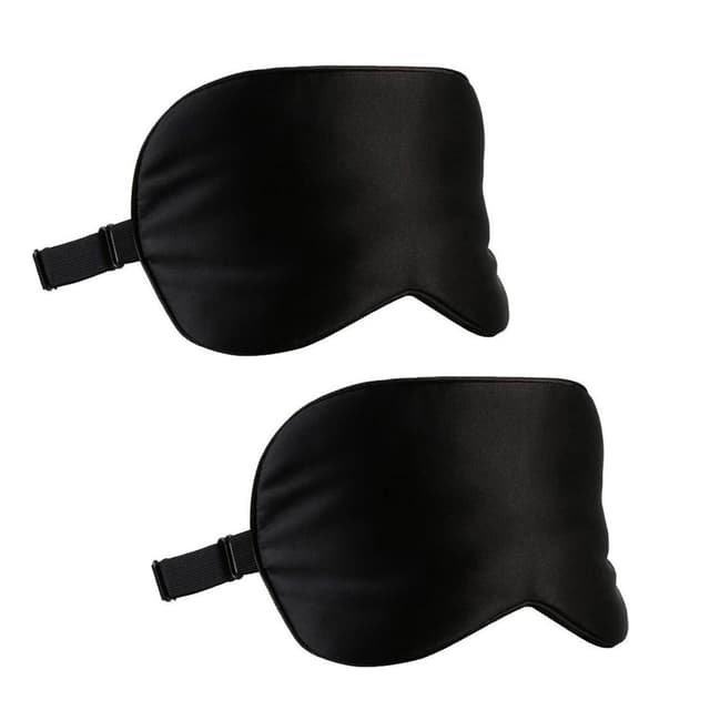 Sovemaske 100 % silke 2-pakning