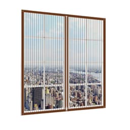 Allsidig myggnett / insektnett kaffe XL