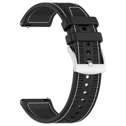Klockarmband för Samsung Galaxy Watch & Garmin 22mm Svart