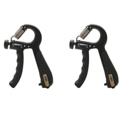 Handgreppsförstärkare Justerbart motstånd 2-pack Svart