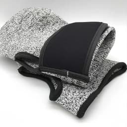 Sikkerhetsarmbeskyttelseshylse Anti-skjærende Beskyttende, brannsikker armhylse Grå