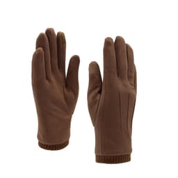 Semsket berøringsskjerm-kompatible splitte-fingerhansker Brun