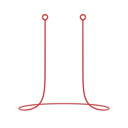 Øreprop Lanyard Anti-Lost stropper Rød