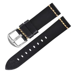 Vaihtokellon ranneke aitoa nahkaa 21 mm