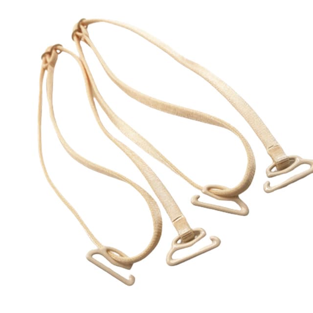 Justerbar elastisk bh-rem BH-skulderrem udskiftning Beige