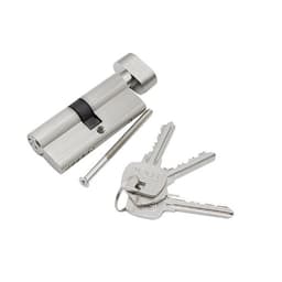 Låsecylinder med 3 nøgler / dørlås med høj sikkerhed 90 mm