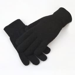 Varme vinterhandsker med touchskærm Sort