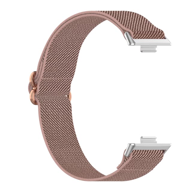 Elastisk nylonurrem til Huawei Watch Fit 3 Lyserød