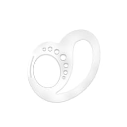 Korvakoukut In-Ear-kuulokkeille Valkoinen