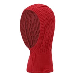 Balaclava lämmin hupullinen huivi, neuloa talvihatut Pipohattu Punainen
