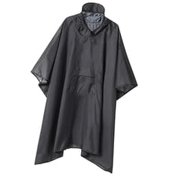 Multifunksjonell regnponcho / vanntett presenning / matte Lysegrå