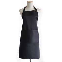2 Pakker forkle med lomme for kaffebarer, bakerier, restauranter 70x75 cm Sort