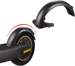 Ninebot Max G30 sprutbeskyttelse bak Sort