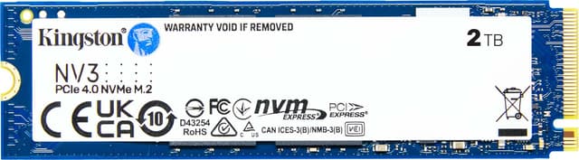 Kingston NV3 M.2 NVMe Gen 4 intern SSD (2TB)