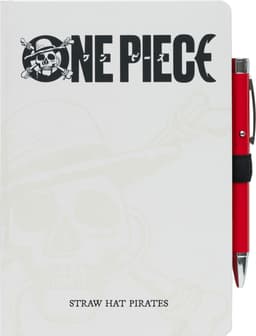 Grupo Erik One Piece notatbok og penn