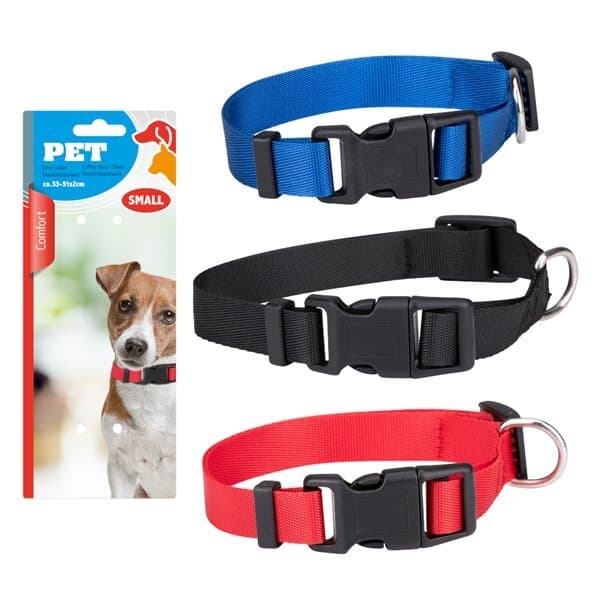 Hundehalsbånd Small – Justerbart og Komfortabelt, 28-43 cm, Perfekt for Små Hunder
