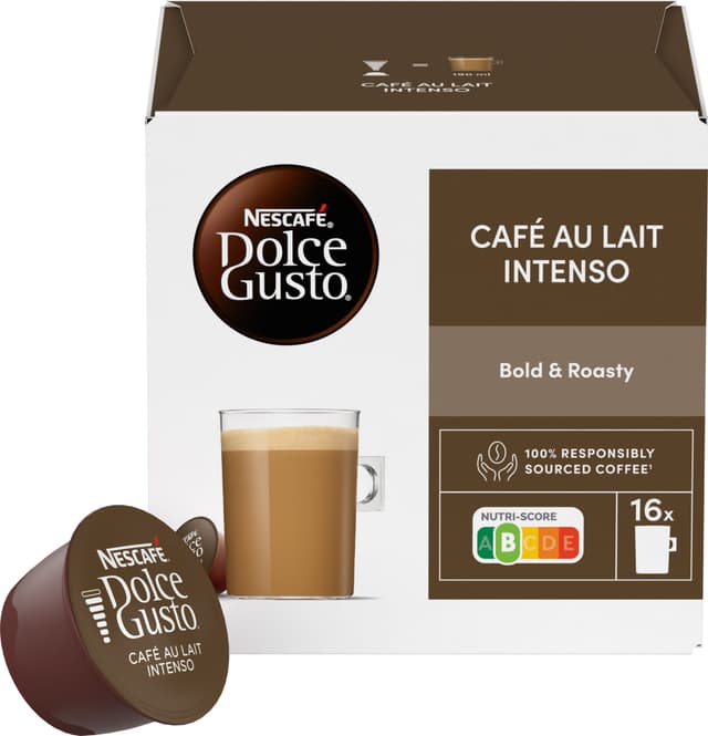 NESCAFÉ Dolce Gusto Cafe au Lait Intenso kaffekapslar (16 st)
