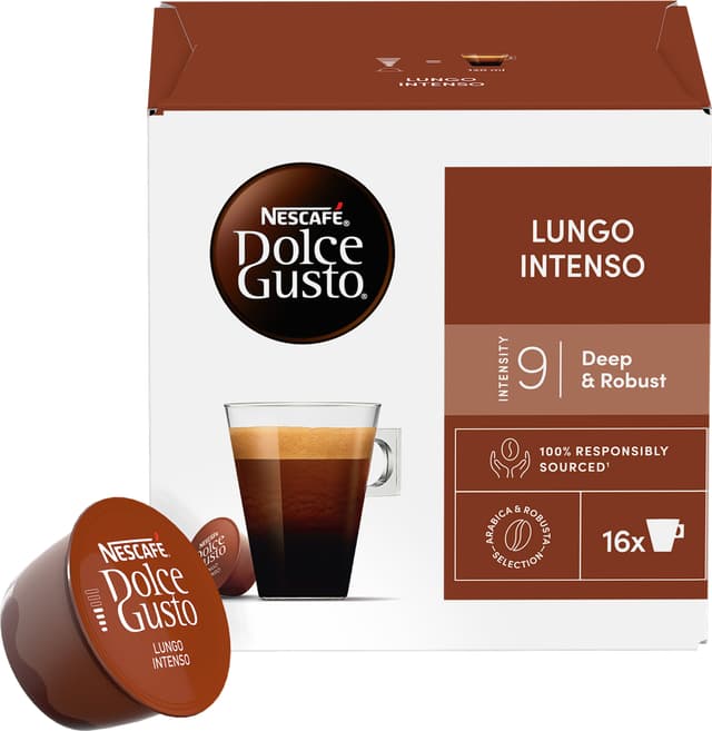 NESCAFÉ Dolce Gusto Lungo Intenso kaffekapslar (16 st)