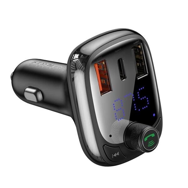 Baseus FM-SÃ¤ndare med Bluetooth och USB-laddning