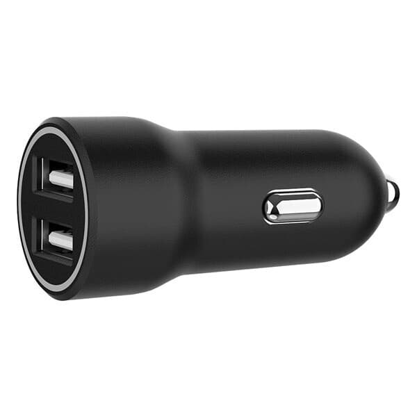 Billader med 2 USB-porter og 3,1 A - Svart
