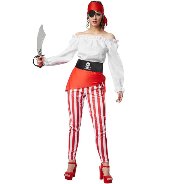 Piratkvinde kostume - XL