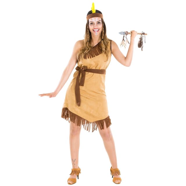 tectake Maskeraddräkt Indiankvinna Hope