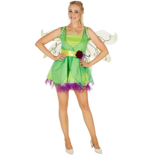 Blomsterfe kostume - XXL